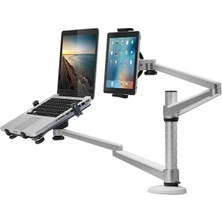 Erdo Ticaret Ergonomik Dizüstü Bilgisayar ve Tablet Standı, Ayarlanabilir Kol