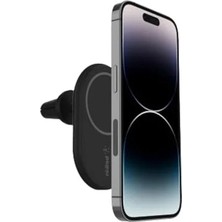Erdo Ticaret Manyetik Araç Telefon Montaj Tutacağı, Kablosuz Şarj Özellikli, Magsafe Uyumlu