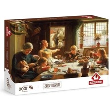 Erdo Ticaret 1000 Parça Aile Temalı Puzzle: Eğlenceli Zihin Geliştirici Oyun