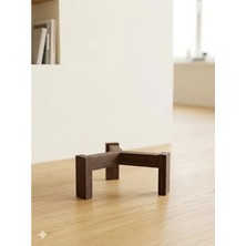 Erdo Ticaret Minimalist Ahşap Saksı Standı, 20X10 Cm, Dekoratif Tasarım
