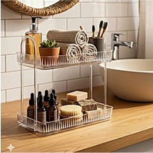 Erdo Ticaret Şeffaf Banyo Düzenleyici Organizer, Pratik Raf Tasarımı