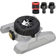 Erdo Ticaret 9-Desenli Çim Fıskiyesi Başlangıç Seti, Metal Taban ile