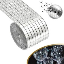 Erdo Ticaret 1 Metre Uzunluğunda Aynalı Mozaik Taşlı Dekor Bandı (4 Cm)