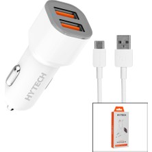 Teknoparkx Type-C - Kablolu  Oto - Araç Çakmaklık Şarj Başlık Set  15.5W - 1mt Kablo  HY-X46 (4887)