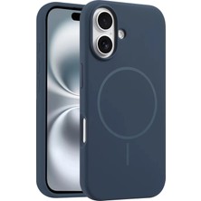 Semeglbl Joko  Iphone 16 Kılıf Jully Magsafe Kapak - Lacivert