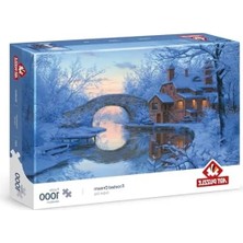 Erdo Ticaret Soğuk Düş Temalı 1000 Parça Puzzle, Eğlenceli Zeka Oyunu