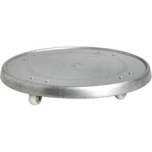 Erdo Ticaret Galvanizli 31 cm Tekerlekli Saksı Altı, Pratik Kullanım