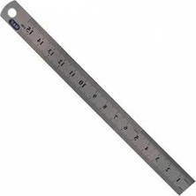 Erdo Ticaret 15 cm Çelik Cetvel - Ölçüm Için Dayanıklı Araç