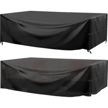 Erdo Ticaret Su Geçirmez ve Uv Dayanıklı Bahçe Mobilyası Örtüsü, 250X210X80 cm