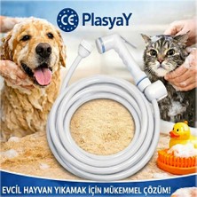 Plasyay Yerli Tekne ve Karavan Duş Hortumu Tetikli Düz