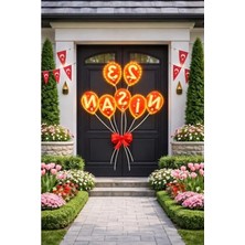 Erdo Ticaret Peri Led, 5 Metre 23 Nisan Kapı Süsü, Süsleme Için