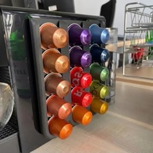 Erdo Ticaret Mutfak Için Siyah Mat Kahve Kapsül Standı, Düzenleyici Özellik