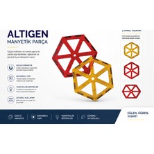 Magblock 2 Adet Manyetik Altıgen Parça - Çok amaçlı - Her marka mıknatıslı oyuncaklar ile uyumlu.