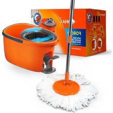 Erdo Ticaret Pedallı Otomatik Temizlik Seti, Ergonomik Mop ve 360° Döner Başlık