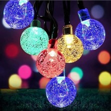 Erdo Ticaret Su Geçirmez 7 Metre Güneş Enerjili Dize Işık, 50 LED ile Bahçe Dekorasyonu