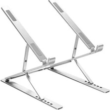 Erdo Ticaret Katlanabilir Alüminyum Laptop Standı, Iki Taraflı Ayarlanabilir