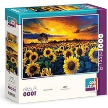 Erdo Ticaret 1000 Parça Güneş Hasatı Temalı Puzzle, Eğlenceli Zihin Geliştirme