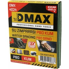 Teknoparkx 100 Adet P80 Kum - Kağıt - Su Zımparası - 230X280MM - Kullanım= Boya - Metal - Ahşap - Oto (4887)