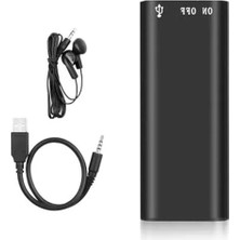 Erdo Ticaret 16GB Mini Ses Kayıt Cihazı ve Mp3 Çalar, Ders ve Röportaj Kayıtları Için