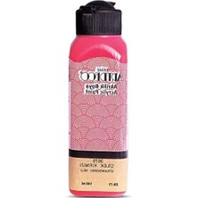 Erdo Ticaret Su Bazlı Akrilik Boya - 140ML, Çilek Kırmızı