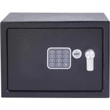 Erdo Ticaret Elektronik Alarmlı Orta Boy Güvenlik Kasa - Siyah