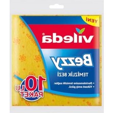 Erdo Ticaret 10'lu Paket Vileda Temizlik Bezi, Yüksek Performanslı