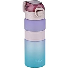 Erdo Ticaret 600 ml Kapasiteli Motivasyon Su Matarası - Kaydırmaz Silikon Gövde