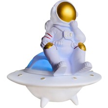 EkoAlışverişDünyam Masa Üstü Astronot Lamba ve Müzik Aleti