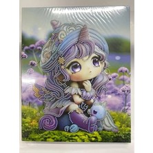 Erdo Ticaret Tuval 5d Yapışan Boncuk Mozaik Tablo 24 * 30 cm Sdc-08