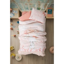 Cotton Box Bebek Nevresim Takımı Rapeti Somon %100 Pamuk Çok Renkli 100x150 cm Ebatlar ile Sevimli Desen