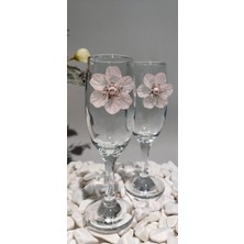 Teknoparkx Kirlinova® Pembe Çiçek 2 Li Meşrubat Bardağı
