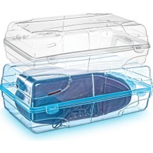 5 Adet Şeffaf Erkek Ayakkabı Kutusu Ayakkabı Koruyucu 36X21X14CM Bay Ayakkabı Koruma Saklama Kutusu Nefes Alan Kap Tüm Ayakkabılarınızı Ilk Gün Yeniliğinde Muhafaza Etmenin En Pratik Sağlıklı Yoludur