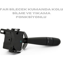 Yan Sanayi Far Silecek Kumanda Kolu Renault Master Iı Trafıc Iı Opel Vıvaro A Movano Silme ve Yıkama Fonksiyonlu 4408835