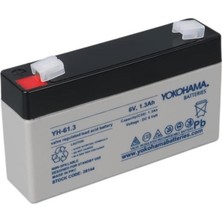 Yokohama Batteries Yokohama Yh-61.3 6 Volt - 1.3 Amper Akü (98X25X52 Mm)