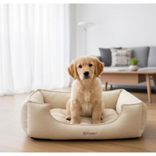 Empressco Rahat Yıkanabilir Kedi ve Köpek Yatak, Yüksek Kalite Kumaşlı Konfor