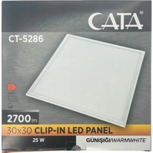 Cata CT-5286B 25W 30X30 Klipin LED Beyaz