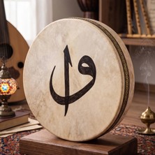 Ritimhane Atölye Vav-Elif Tasarımlı Bendir (Kılıf Hediyeli)