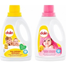 Dalin Bebek Sıvı Çamaşır Deterjanı ve Yumuşatıcı 1500 ml x 2