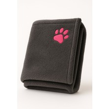 Empressco Uluben Füme Kedi Köpek Yatağı ve Battaniye, Neon Pati Nakışlı
