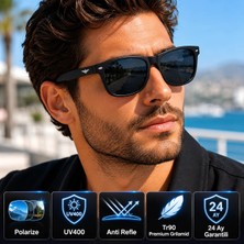 Exeline Col 119 Yeni Premium Seri Rb Model Polarize Erkek Güneş GÖZLÜĞÜ-POLARIZE-UV400-ANTI Refle 3 Lü Koruma 53*18*132 Ekartman