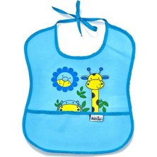 NessiWorld Poli Muşamba Küçük Mama Önlüğü 030 Mavi