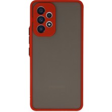 Hobibahçem Galaxy A33 5g Kılıf Montreal Silikon Kapak - Kırmızı