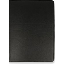 Hobibahçem Galaxy X800 Tab S8 Plus 12.4 Kılıf 360 Tablet Deri Kılıf - Siyah