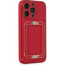 Hobibahçem iPhone 13 Pro Max Kılıf Coco Elit Kapak - Kırmızı