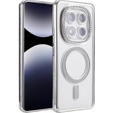 Hobibahçem Redmi Note 14 Pro 5g Joke Simli Magneticsafe Kılıf - Gümüş