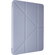 Hobibahçem Galaxy Tab A9 Plus Kılıf Kalemlikli Mars Tablet Kılıfı - Lila
