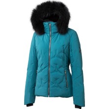 Phenix Rose Fur Kadın Mavi Kayak Ceketi