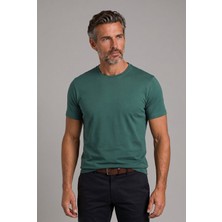 Bisse Yeşil  Bi̇si̇klet Yaka T-Shirt BSTS26Y26301_48