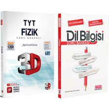 Akm Kitap 3D Tyt Fizik ve Akm Dil Bilgisi Soru Bankası Seti 2 Kitap