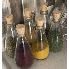 Empressco 6'lı Mantar Şişe Tapa Seti, Şarap ve Içecekler Için Şık Kapağ̆lar